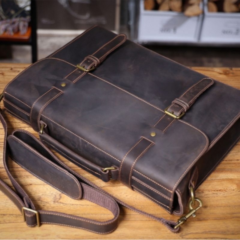 Luxury Bags Tote - Luksusowa oryginalna torebka męska prawdziwa skórzana