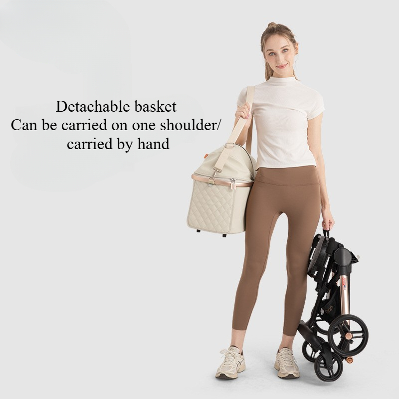 Śliczny składany wózek dla kot – Luxury Bags Cute recenzja i cena